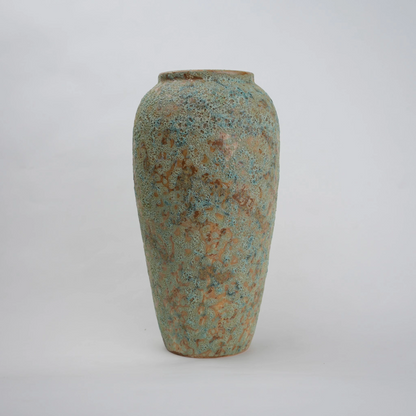 aqua green ceramic flower vase for living room