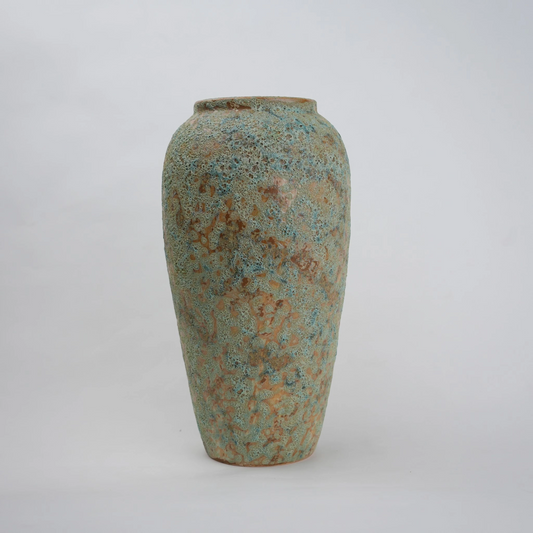 aqua green ceramic flower vase for living room