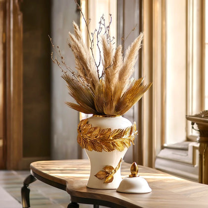 Laurel Crown Jar