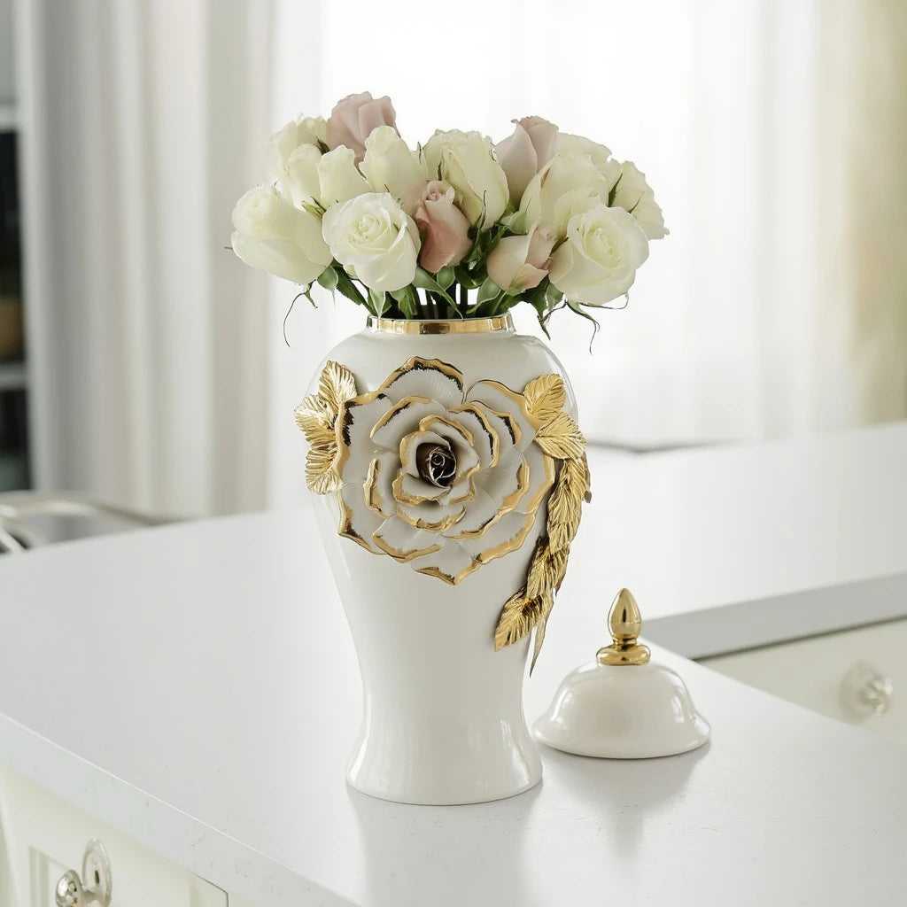Regal Bloom Jar medium size front view