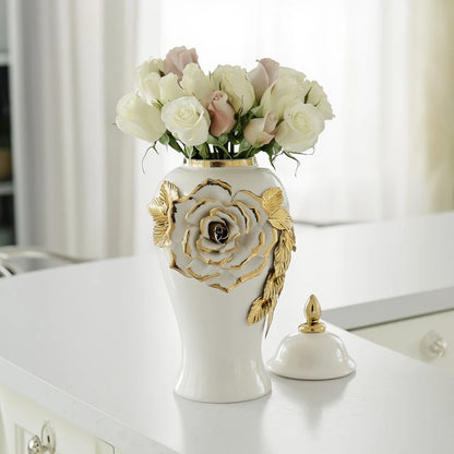 Regal Bloom Jar medium size front view