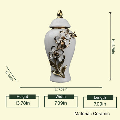 Flora Luxe Decorative Jar