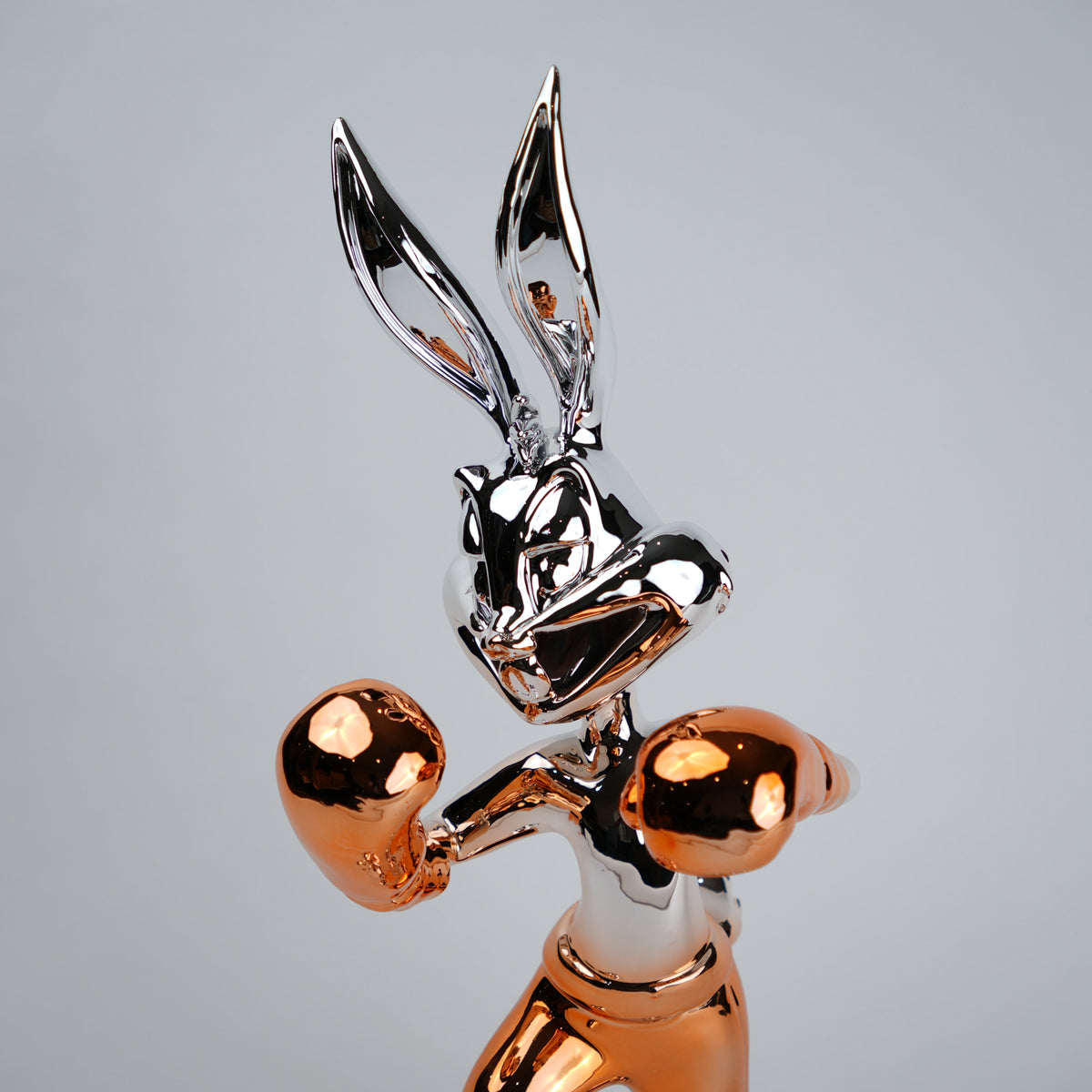 Bunny Boxer Gold figurine decorative styling