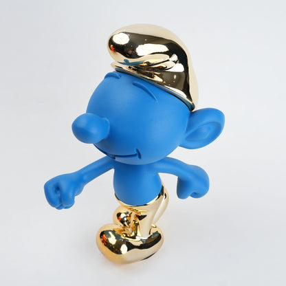 Resin toon character figurine featuring smooth rounded contours, expressive facial detailing, and a clean modern finish with subtle reflective accents in a stylized decorative form.