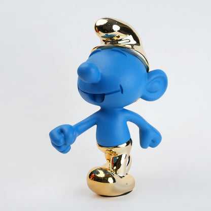 Resin toon character figurine featuring smooth rounded contours, expressive facial detailing, and a clean modern finish with subtle reflective accents in a stylized decorative form.