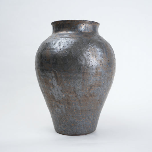 ash brown decorative ceramic vase for living room
