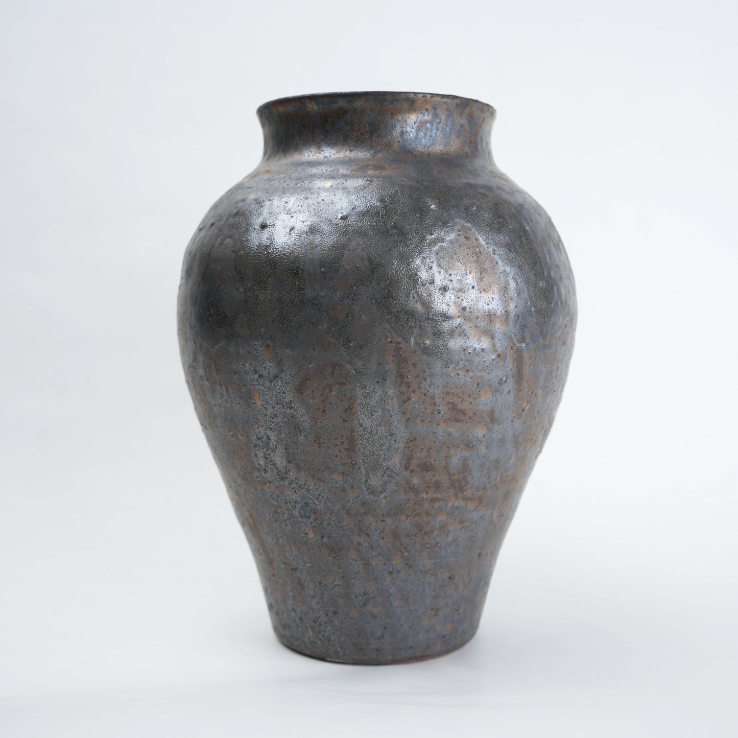 ash brown decorative ceramic vase for living room