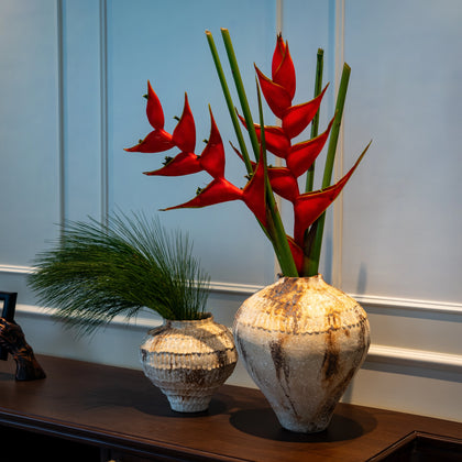 Rust Patina Ceramic Vase