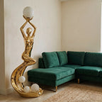Radiant Muse Sculpture Floor Lamp side view sculptural lighting