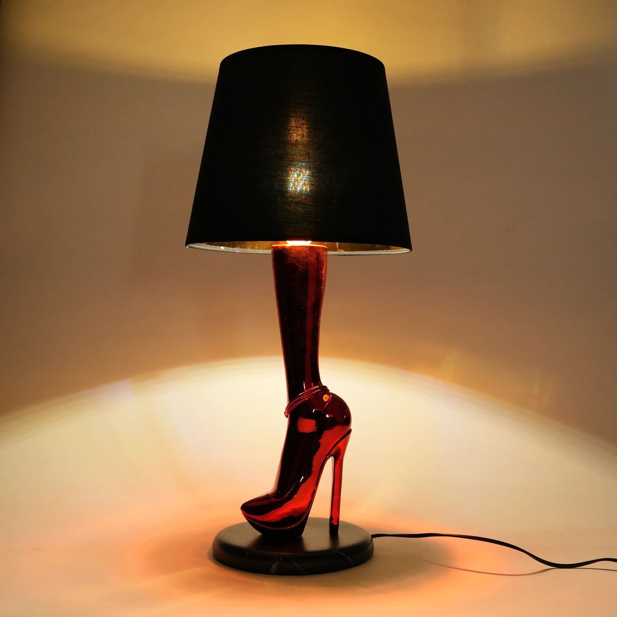 luxury heel lamp decor contemporary home lighting accent
