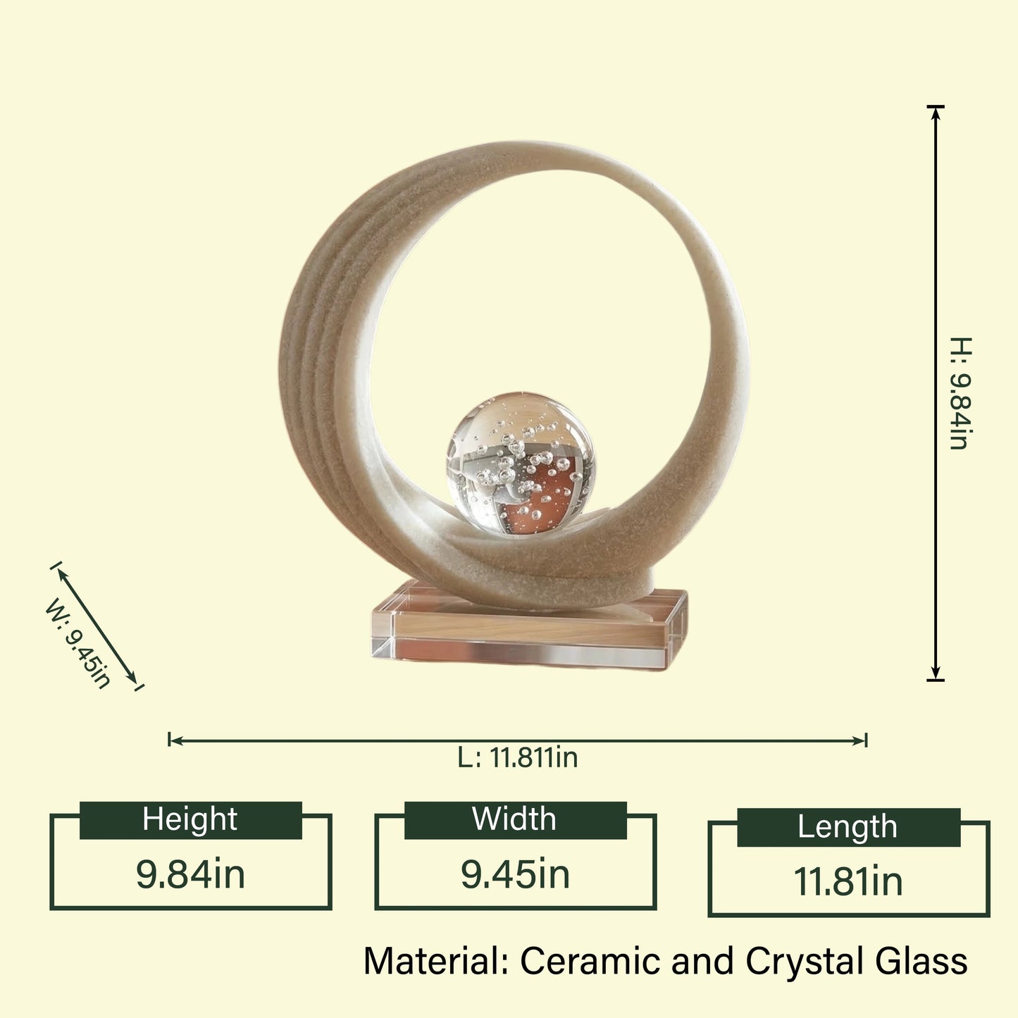 Crystal Orbit accent, spec diagram