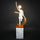 marble base sculpture floor lamp modern designer lighting