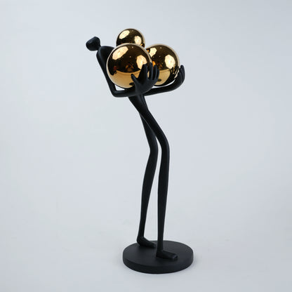 Golden Sphere Balance Figurine