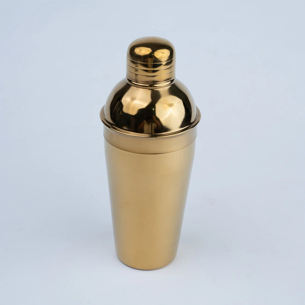 Luxury Barware Set with Cocktail Shaker, Gold Bar Tools, Drinking Glasses and Premium Carry Case