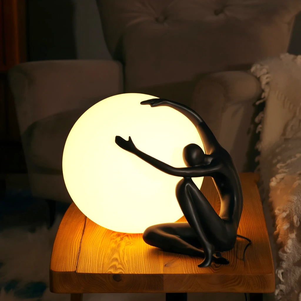 Midnight Embrace Lamp - Resin