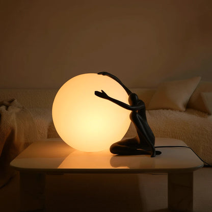 Midnight Embrace Lamp - Resin