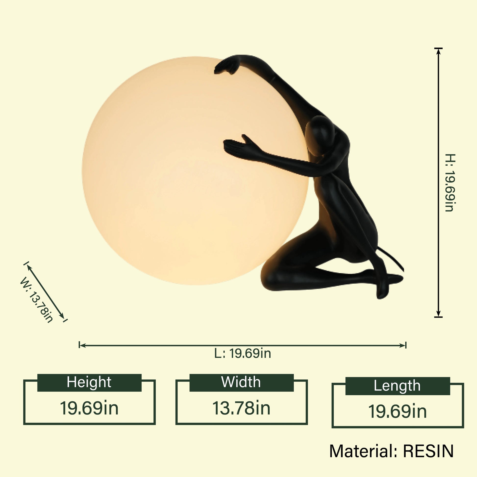 Midnight Embrace lamp spec sheet