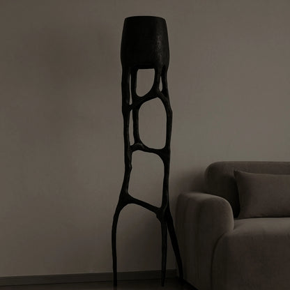Sculpted Elegance Floor Lamp Tree Design