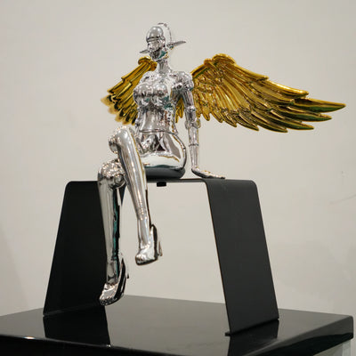Silver Elegance Lady Decor