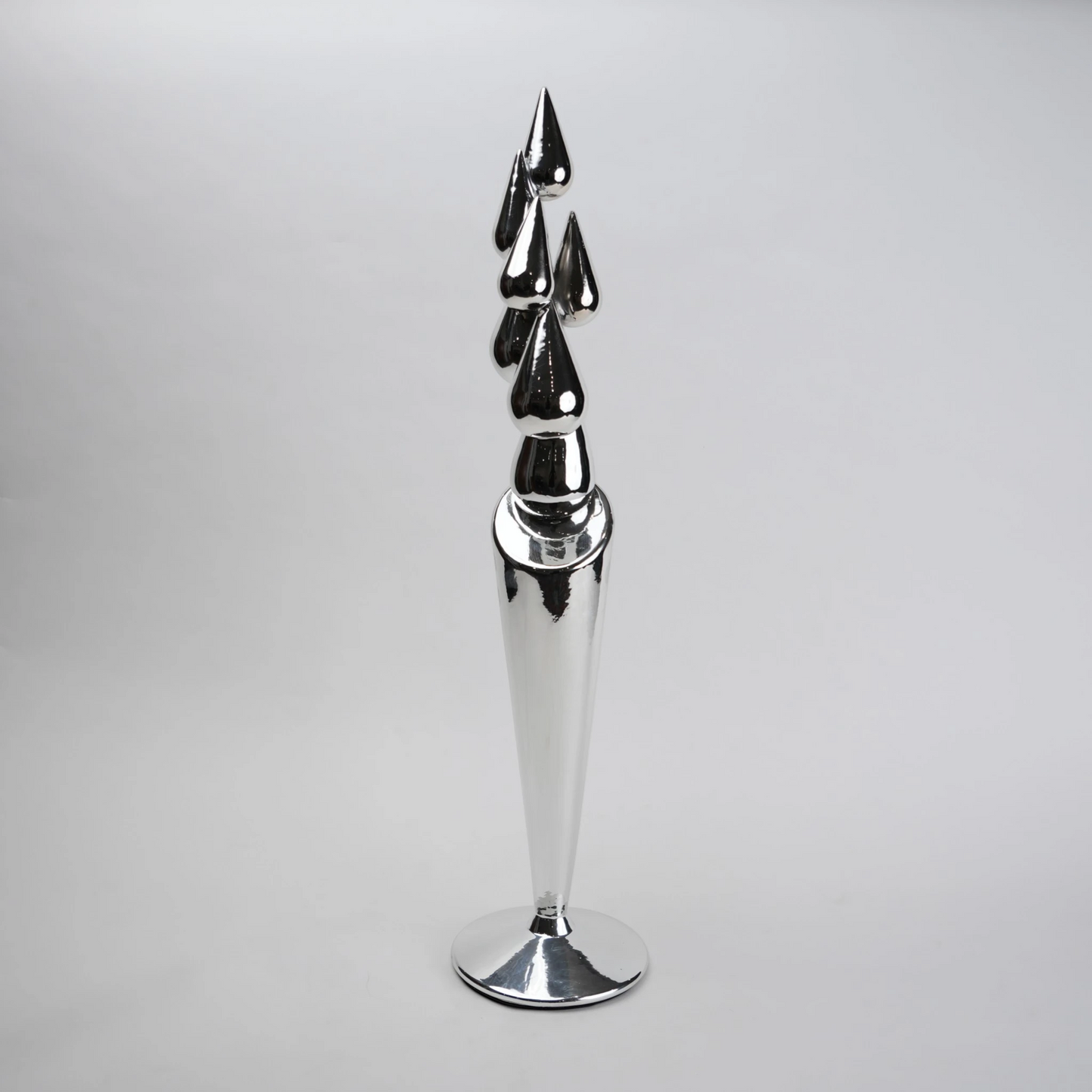 modern chrome decorative accent for tabletop