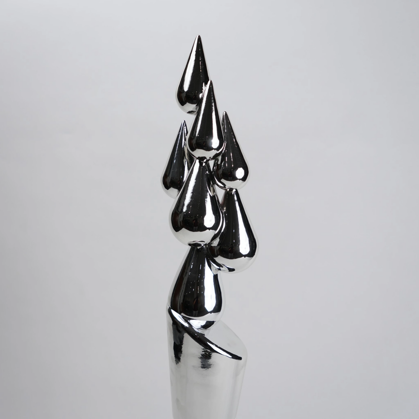 modern chrome decorative accent for tabletop