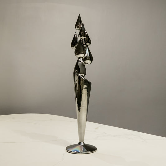 Black Cascade Resin Tower