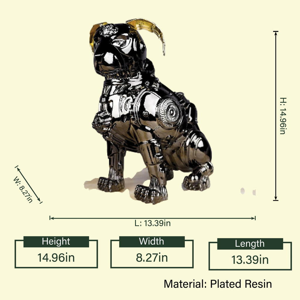 Mechanical dog dimension diagram, 14.96in