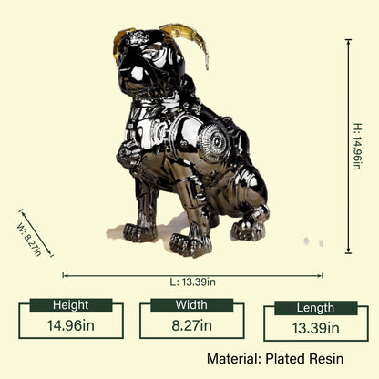 Mechanical dog dimension diagram, 14.96in