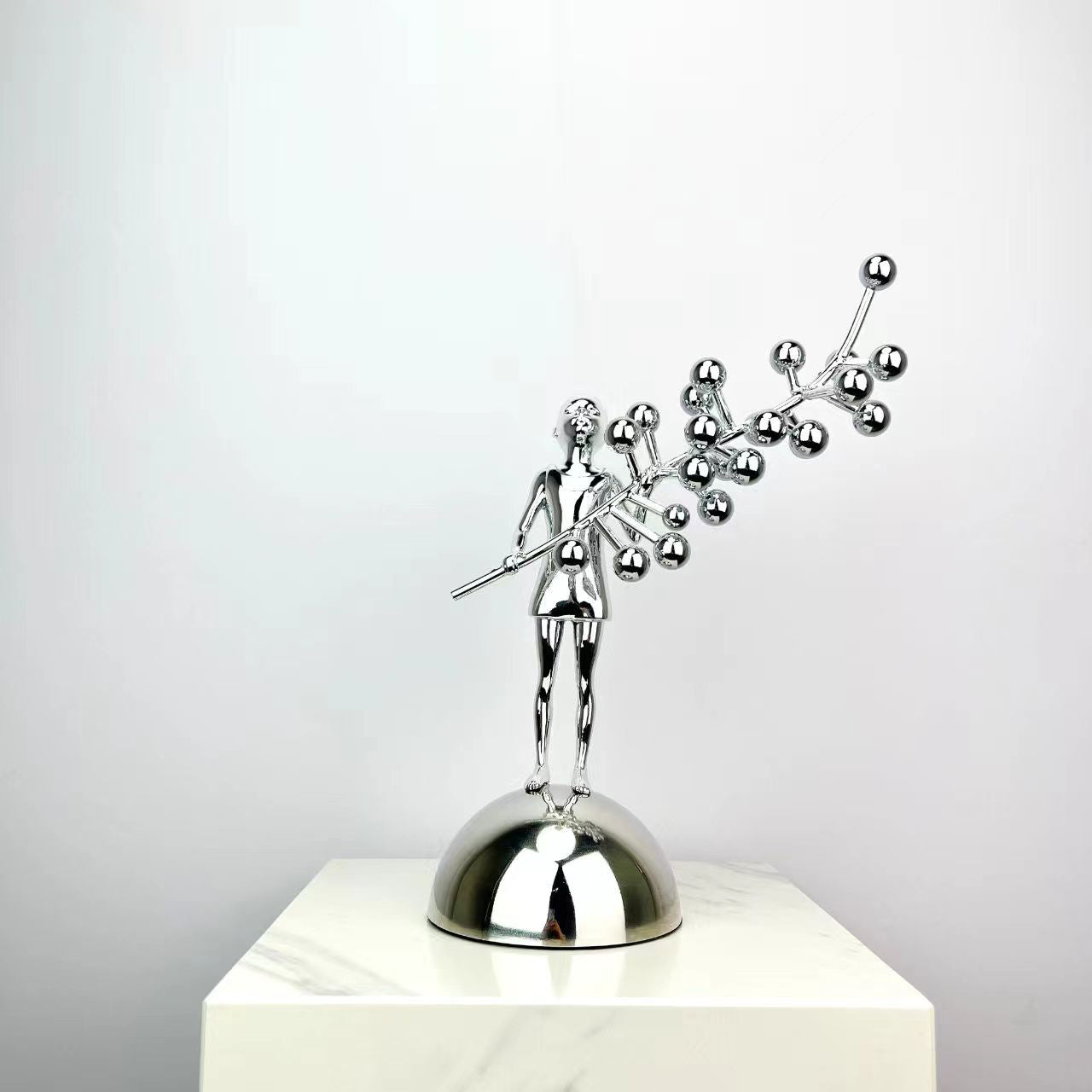 Strength in Elegance Sculpture Silver