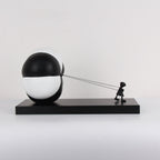 Triumph side profile, two-tone sphere & figure