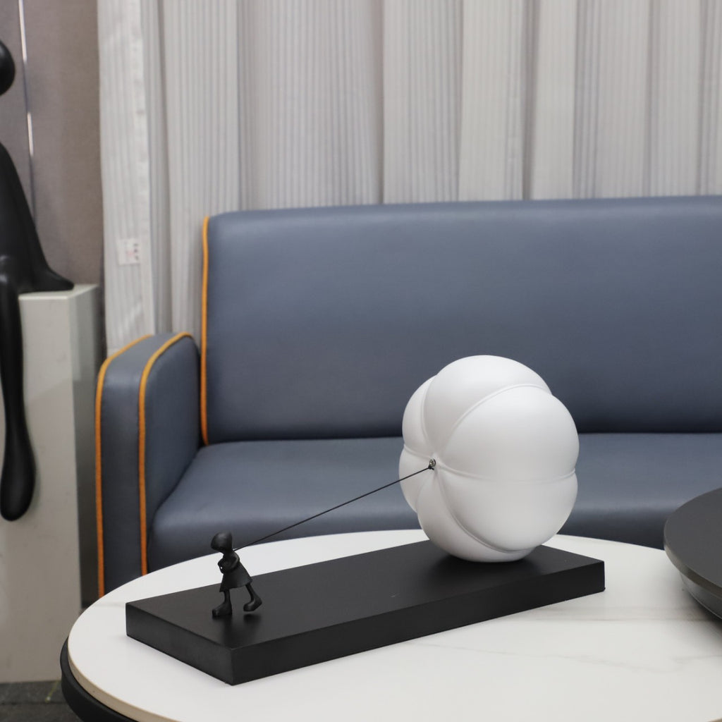 Journey to Triumph by grey leather sofa scale