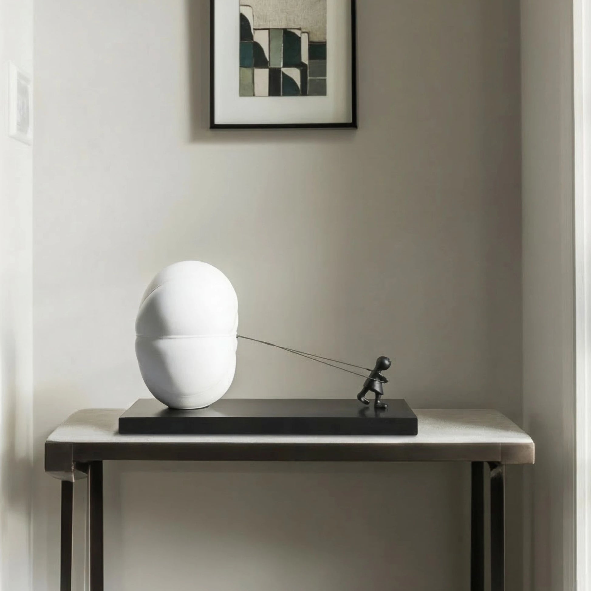 Journey to Triumph on console, entryway wide
