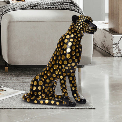 Golden Majestic Leopard