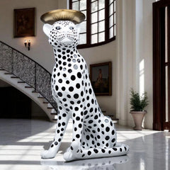 White Majestic Leopard