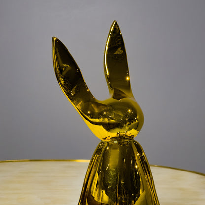 Golden Bunny Decor