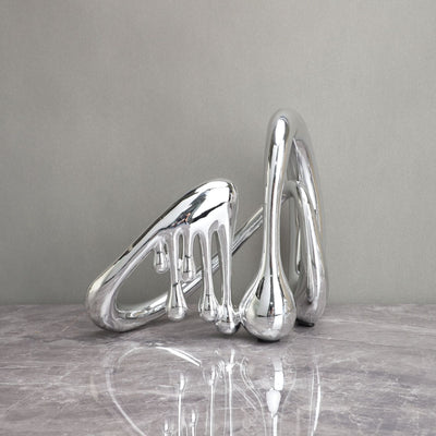 Silver Flowform Accent - Medium