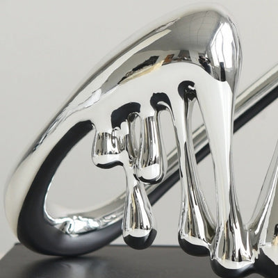 Silver Flowform Accent - Medium