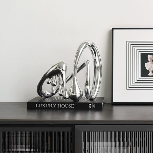 Silver Flowform Accent - Medium