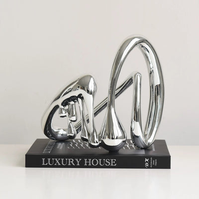 Silver Flowform Accent - Medium