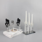 Dual Reflection on Kinfolk w/ spiral candles
