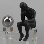 Dual Reflection thinker w/ chrome sphere
