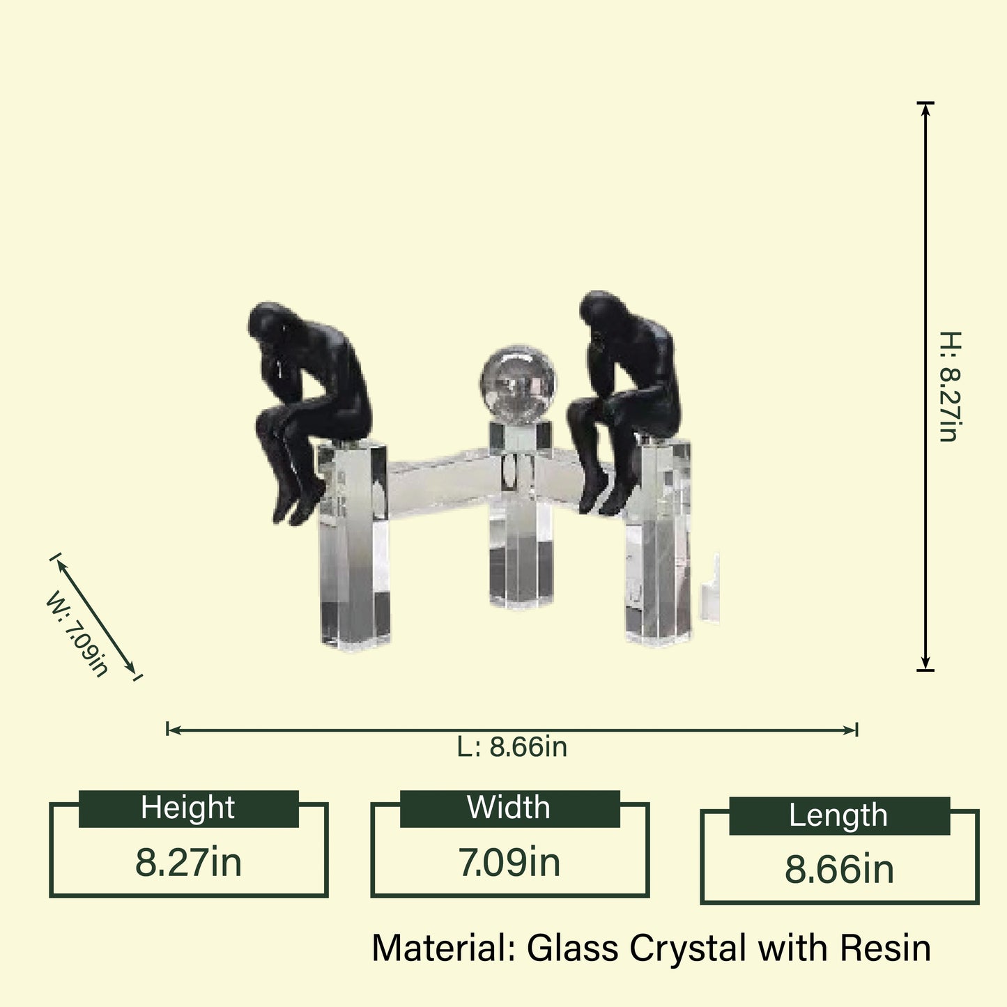 Dual Reflection 8.27in scale specs on cream
