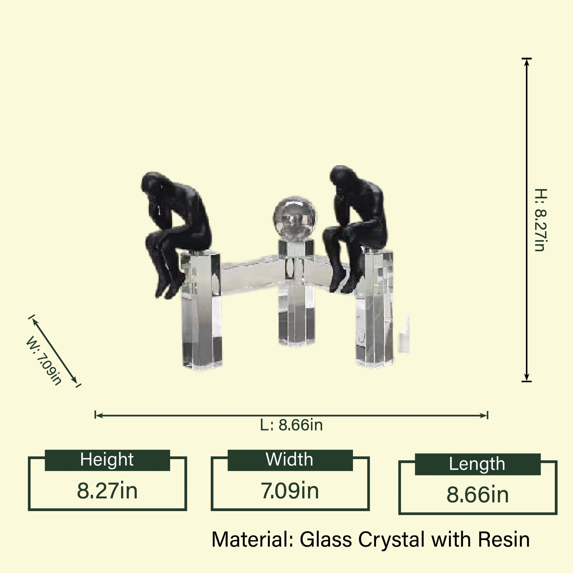 Dual Reflection 8.27in scale specs on cream
