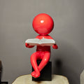 The Reading Men red resin, front staged shot