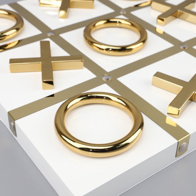 Timeless Tic Tac Toe Set White