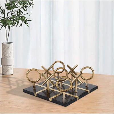 Timeless Tic Tac Toe Set Black