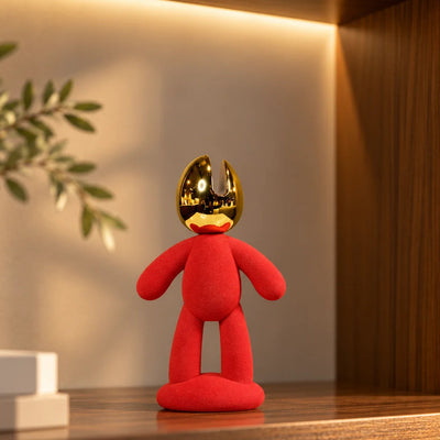 Red Velvet Gold Figurine
