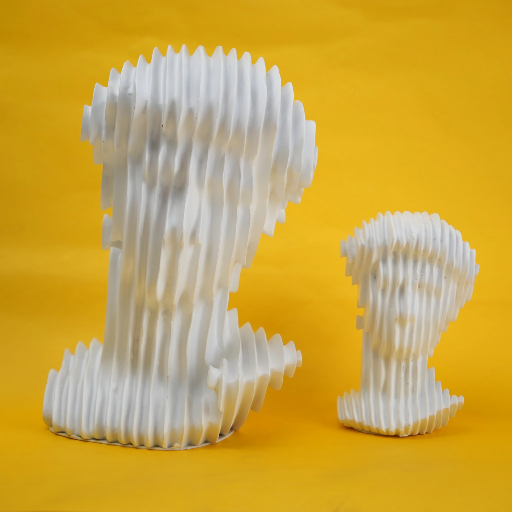 abstract head decorative object