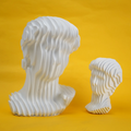 abstract head decorative object