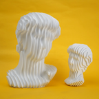abstract head decorative object